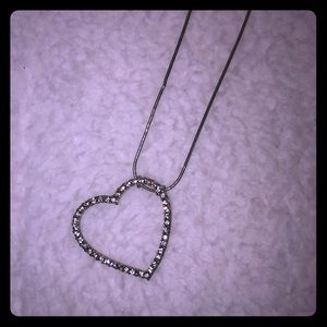 Silver Heart Necklace! 🖤